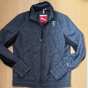 Puma Ferrari women’s Dark Gray Windbreaker